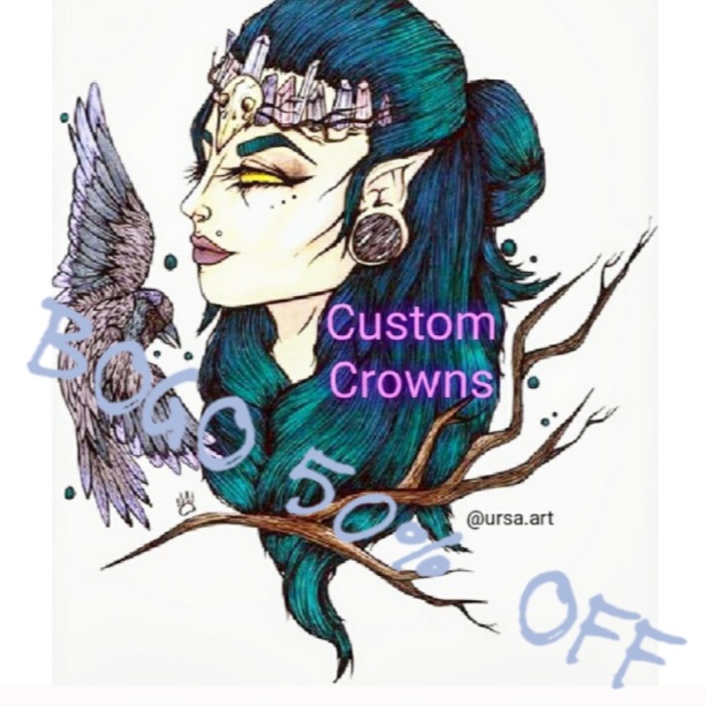 ✨🧚‍♀️ SALE! BOGO 50% OFF CRYSTAL CROWNS 🧚‍♀️✨ - Picture 10 of 11